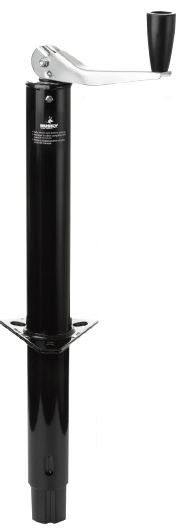 Man Top Wind Jack 2K Cap Bolt-On or Weld-On Mnt Painted Black by Husky Towing