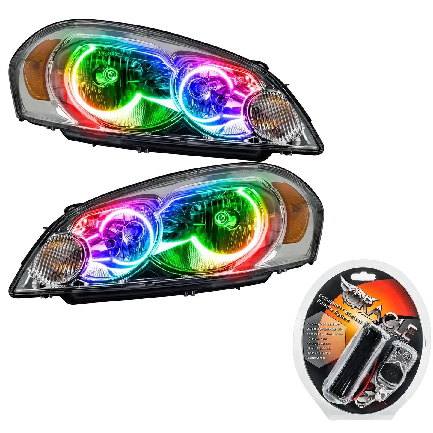ORACLE Lighting 2006-2013 Chevrolet Impala Non-Projector Pre-Assembled Halo Headlights by ORACLE Lighting