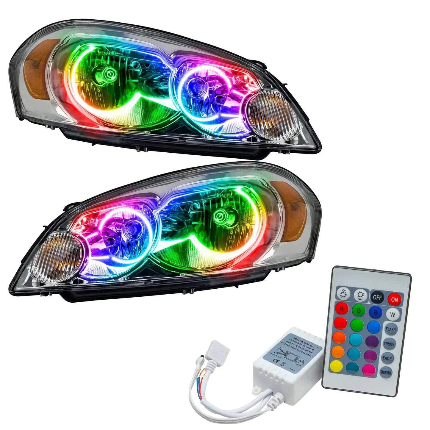 ORACLE Lighting 2006-2013 Chevrolet Impala Non-Projector Pre-Assembled Halo Headlights by ORACLE Lighting