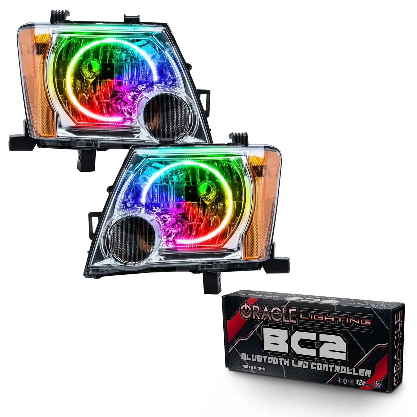 ORACLE Lighting 2005-2014 Nissan Xterra Pre-Assembled LED Halo Headlights by ORACLE Lighting