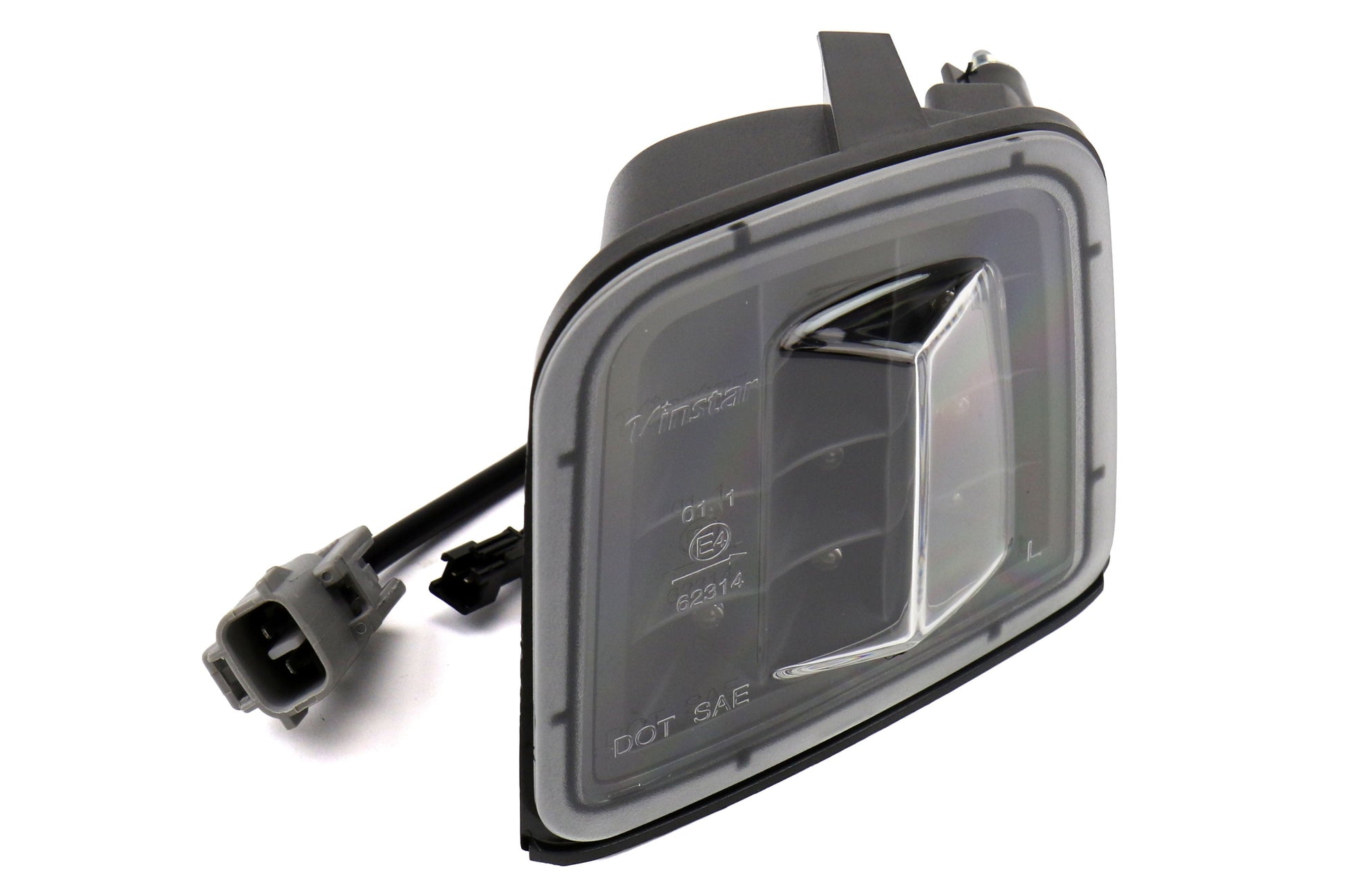 OLM Turn Signal Housing (Clear Lens / Matte Base) - 2015+ WRX / 2015-2017 STI by OLM