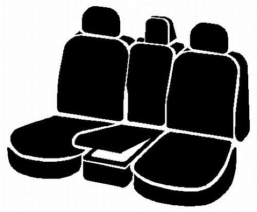 TR40 Series - Wrangler Saddleblanket Custom Fit Front Seat Cover - Solid Black by FIA