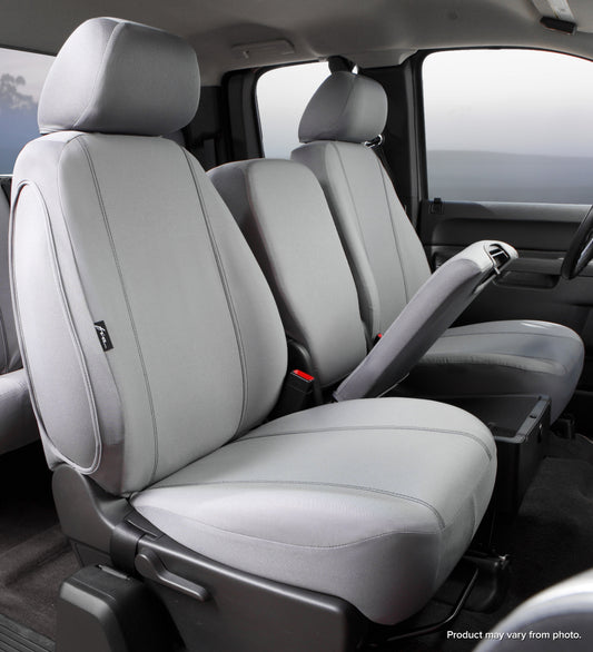 SP80 Series - Seat Protector Poly-Cotton Custom Fit Front Seat Cover - Gray by FIA