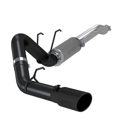 4in. Resonator-Back. Single Side Exit. Street Version. BLK by MBRP Exhaust
