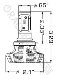 ORACLE Lighting 9012 - 4,000+ Lumen LED Light Bulb Conversion Kit (High Beam) by ORACLE Lighting