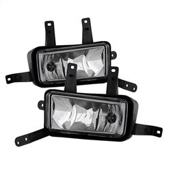 (Spyder) OEM Fog Lights W/Chrome trim Cover and Switch - Clear by Spyder Auto