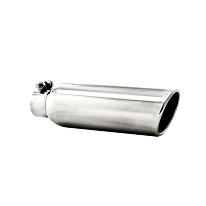3.5in. OD. 2.25in. inlet. 12in. in length. Angled Cut Rolled End. T304. by MBRP Exhaust
