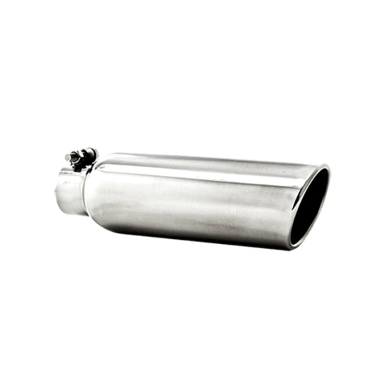 3.5in. OD. 2.25in. inlet. 12in. in length. Angled Cut Rolled End. T304. by MBRP Exhaust