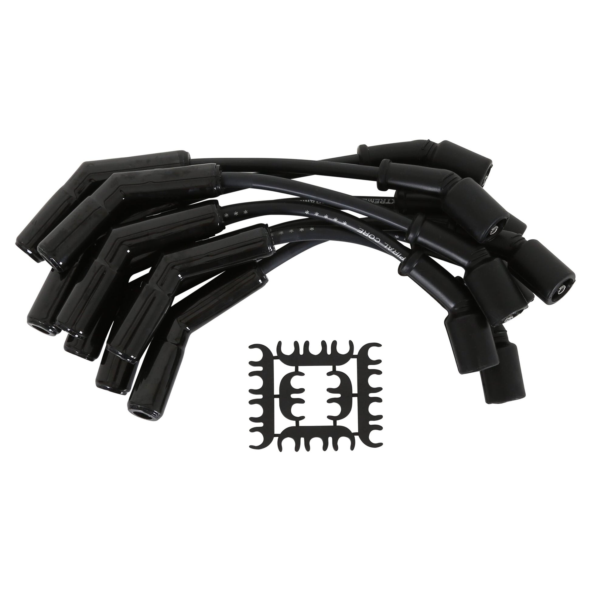 Spark Plug Wire Set - Extreme 9000 Ceramic Boot - LS Terminals LS3/LS4/LS7 Black by ACCEL