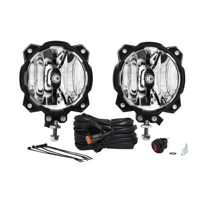 KC Pro6 Gravity LED 6in Infinity Ring Wide 2-Light System Universal by KC HiLiTES