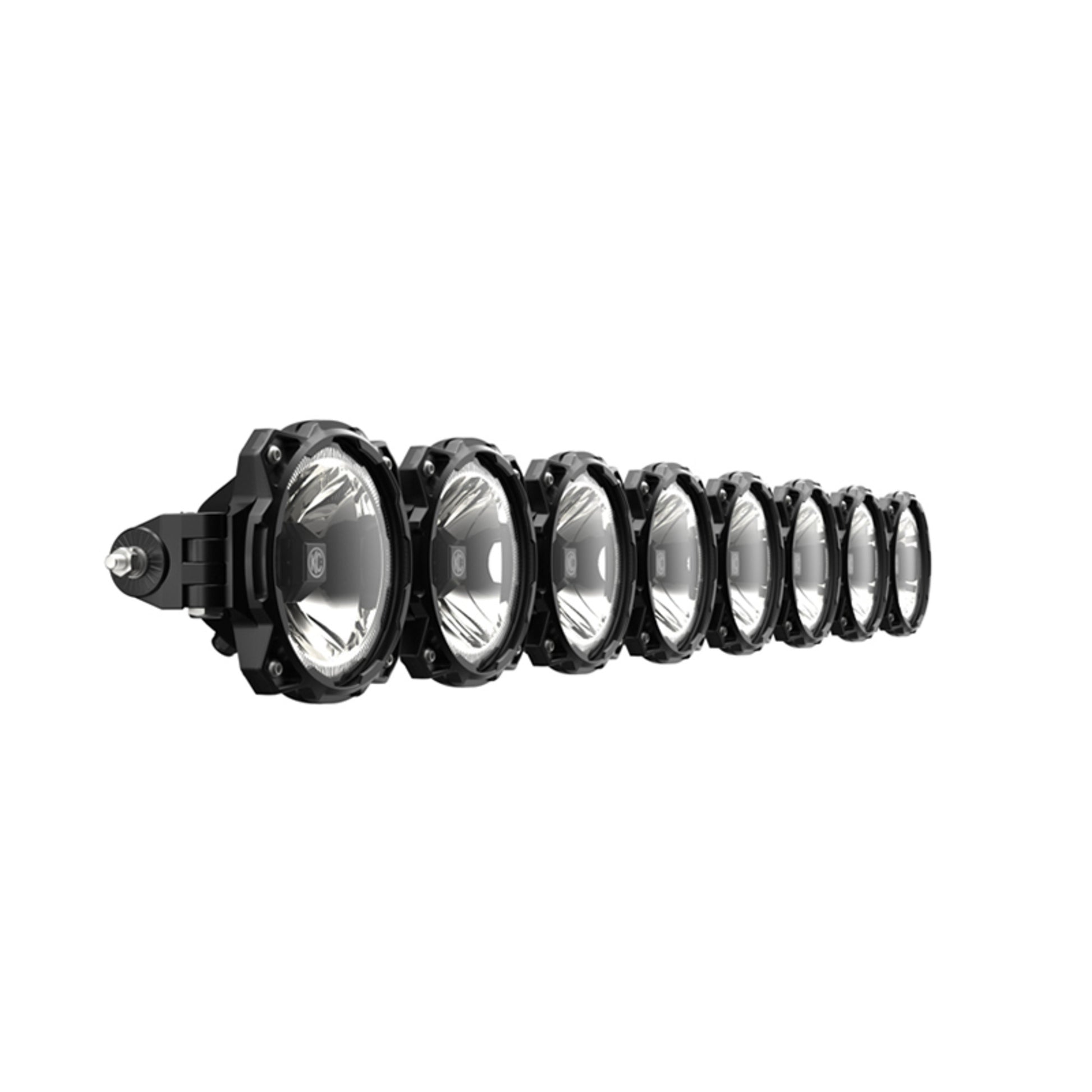 KC Pro6 Gravity LED 50in 8-Light Combo System Universal by KC HiLiTES