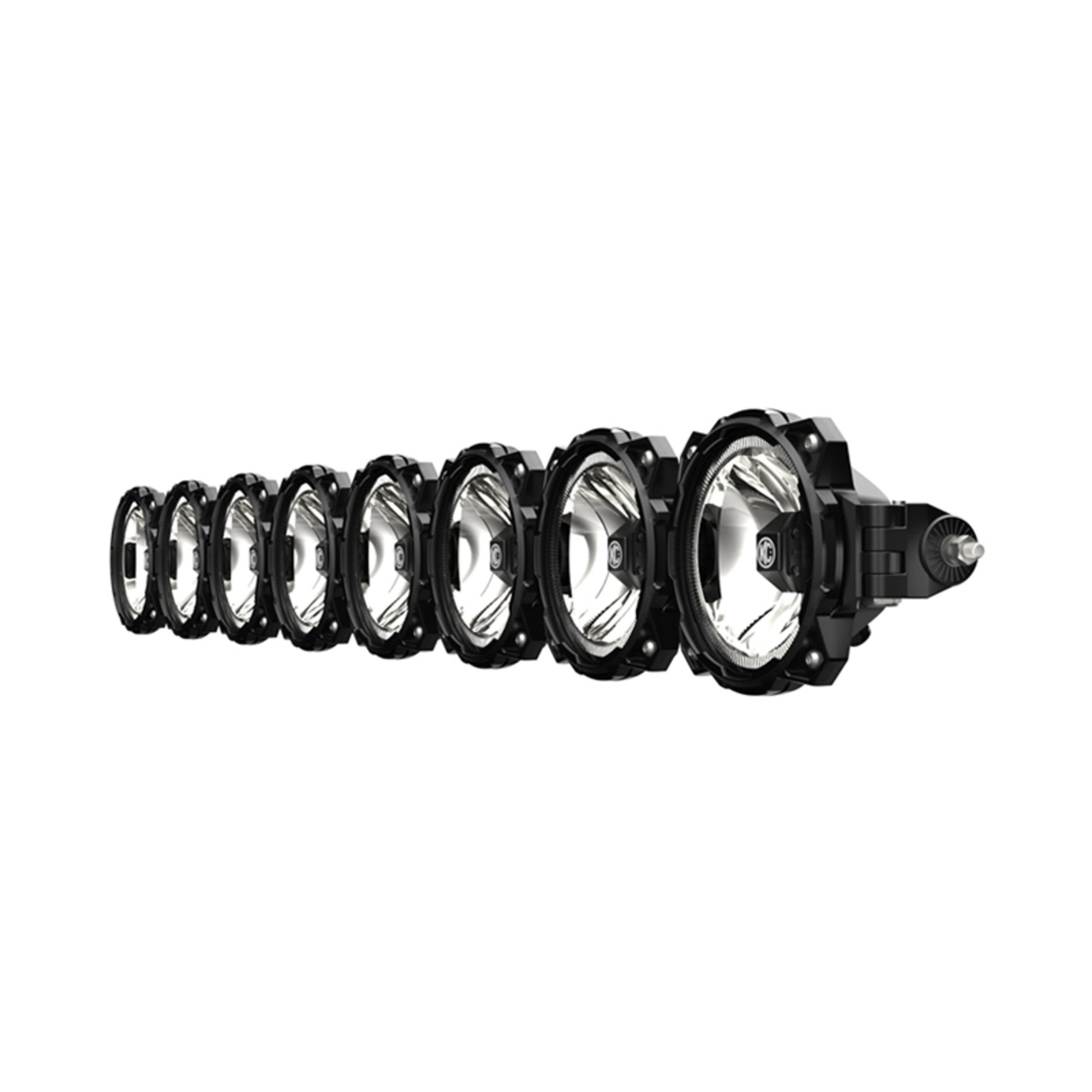 KC Pro6 Gravity LED 50in 8-Light Combo System Universal by KC HiLiTES
