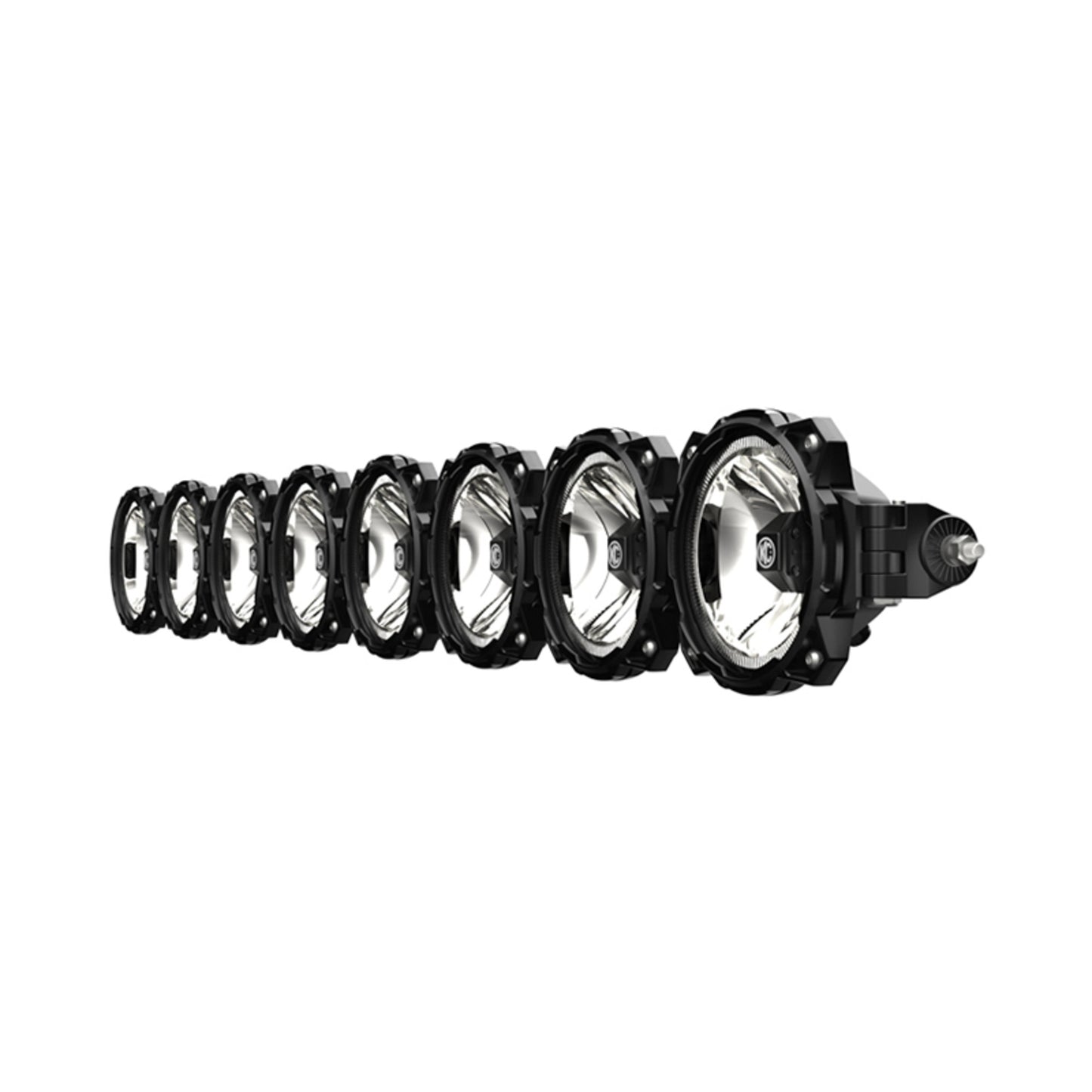 KC Pro6 Gravity LED 50in 8-Light Combo System Universal by KC HiLiTES