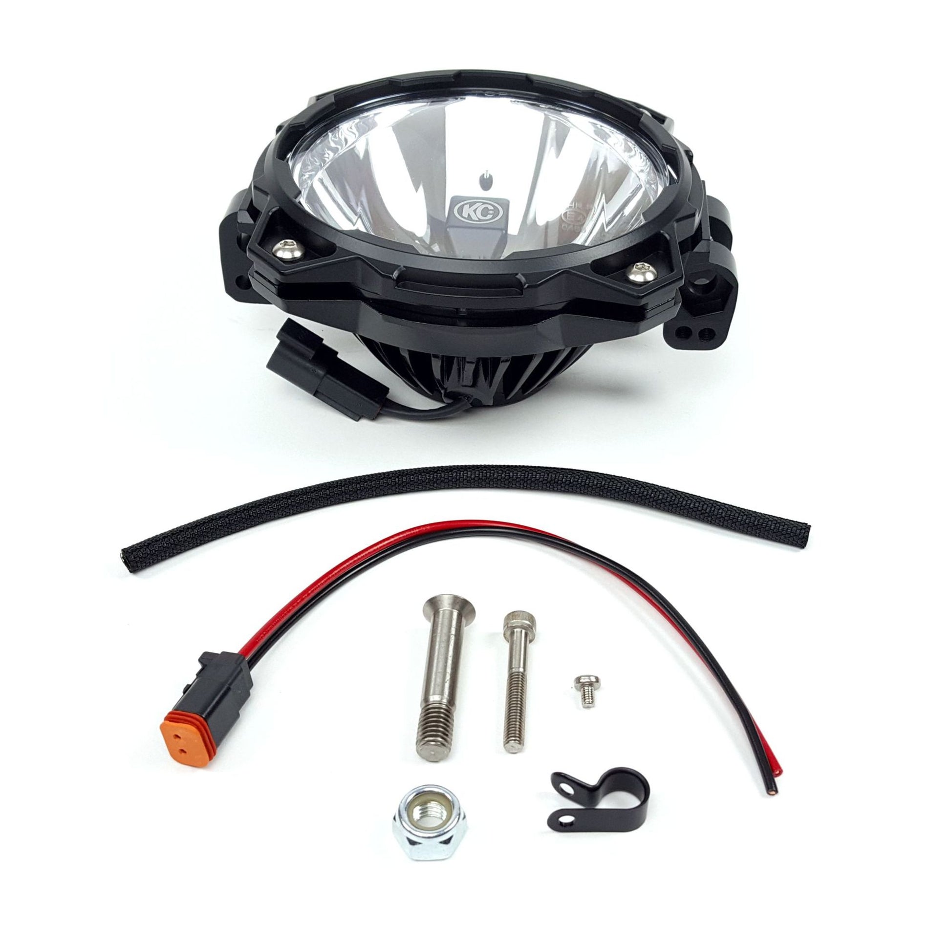 KC Pro6 Gravity LED 6in Add-On Driving 1-Light Universal by KC HiLiTES