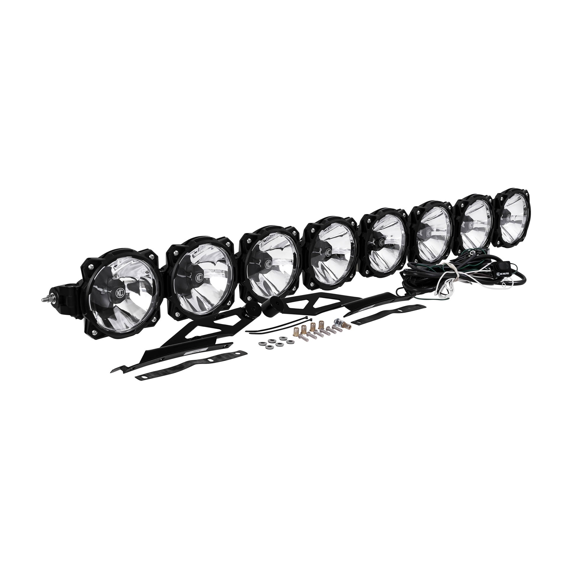 KC Pro6 Gravity LED 50in 8-Light Combo System 2005-2024 Toyota Tacoma by KC HiLiTES