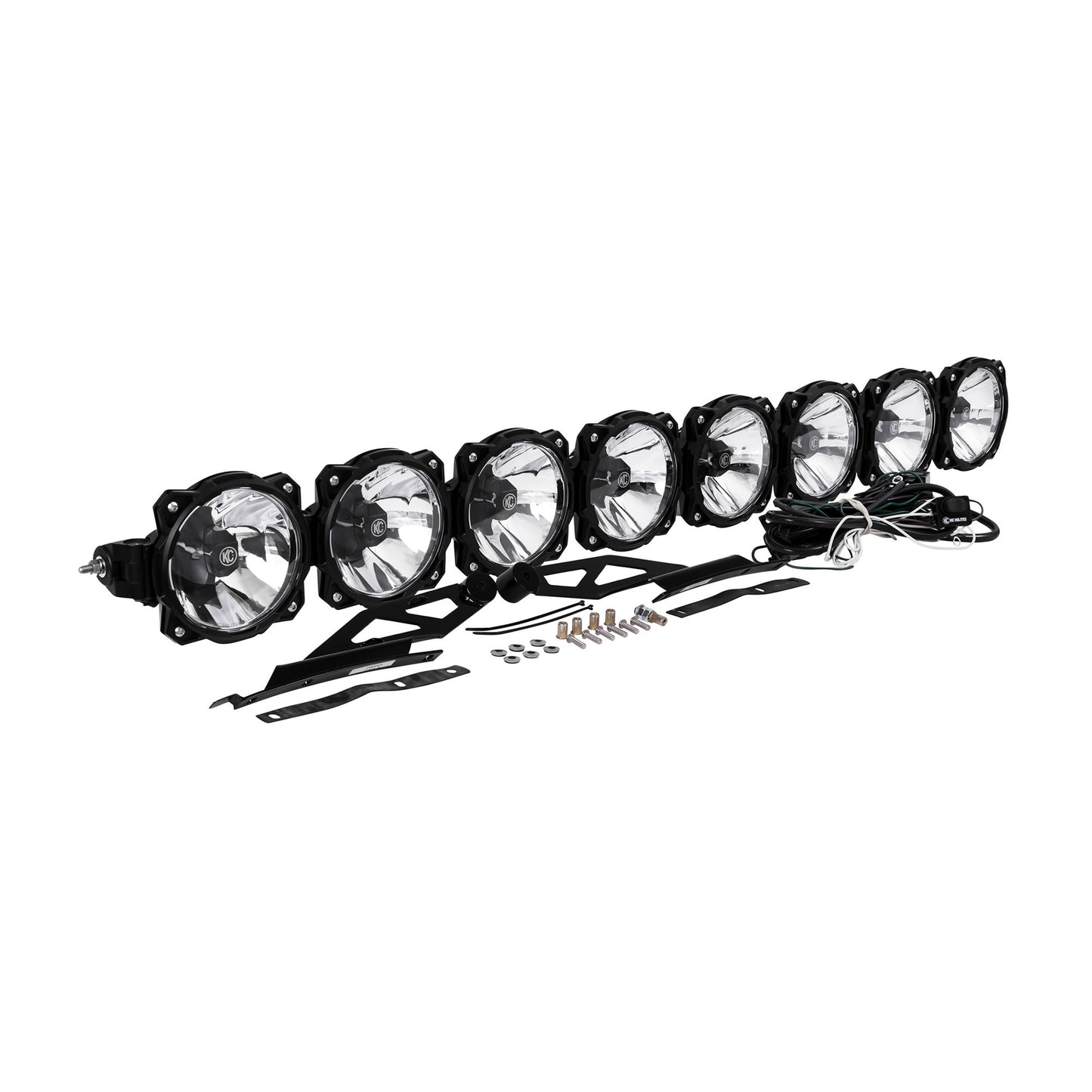 KC Pro6 Gravity LED 50in 8-Light Combo System 2005-2024 Toyota Tacoma by KC HiLiTES