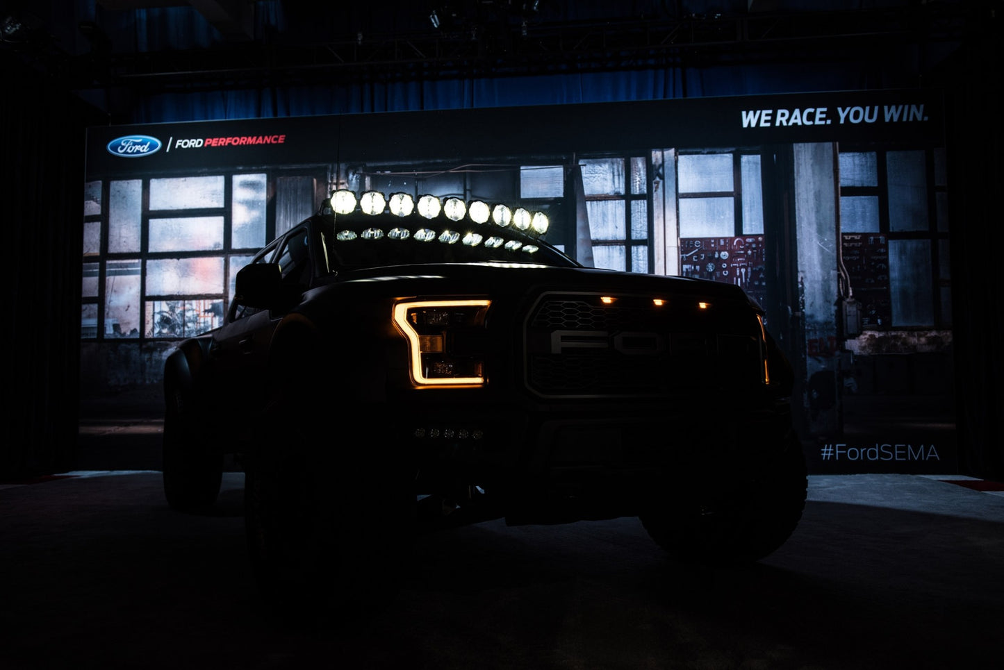 KC Pro6 Gravity LED 57in 9-Light Combo System 2015-2020 Ford F-150 SVT Raptor by KC HiLiTES
