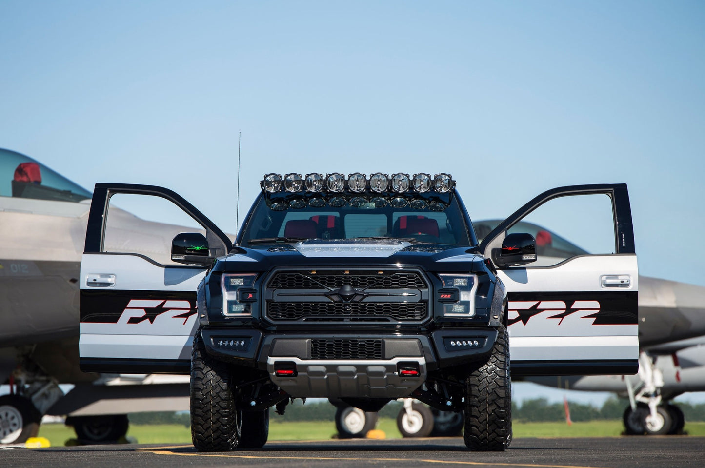 KC Pro6 Gravity LED 57in 9-Light Combo System 2015-2020 Ford F-150 SVT Raptor by KC HiLiTES