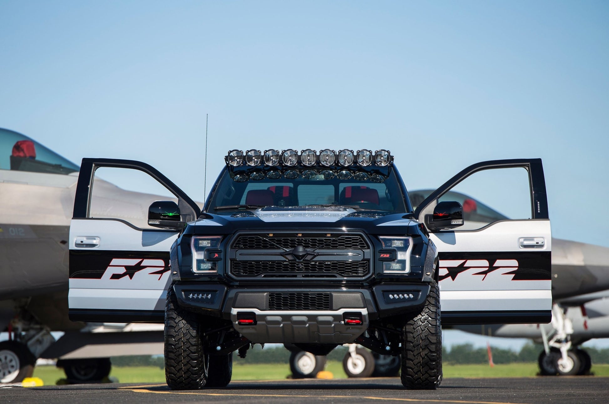 KC Pro6 Gravity LED 57in 9-Light Combo System 2015-2020 Ford F-150 SVT Raptor by KC HiLiTES