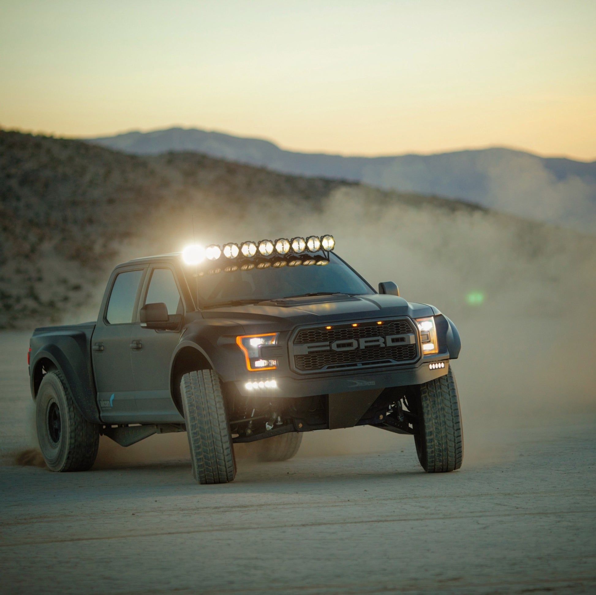 KC Pro6 Gravity LED 57in 9-Light Combo System 2015-2020 Ford F-150 SVT Raptor by KC HiLiTES