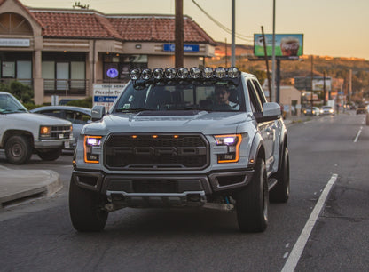 KC Pro6 Gravity LED 57in 9-Light Combo System 2015-2020 Ford F-150 SVT Raptor by KC HiLiTES