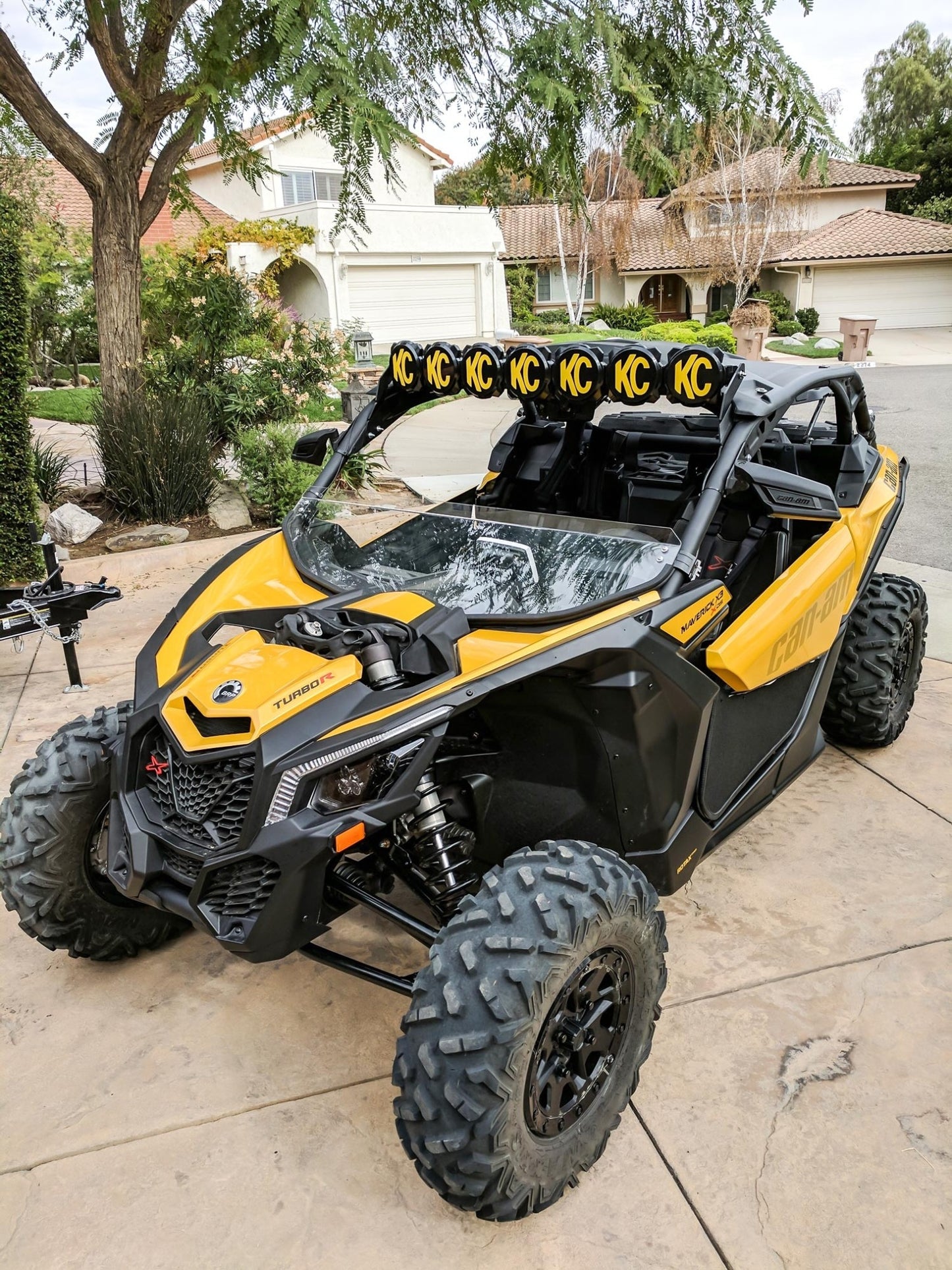 KC Pro6 Gravity LED 45in 7-Light Combo System 2017-2023 Can-Am Maverick X3 by KC HiLiTES