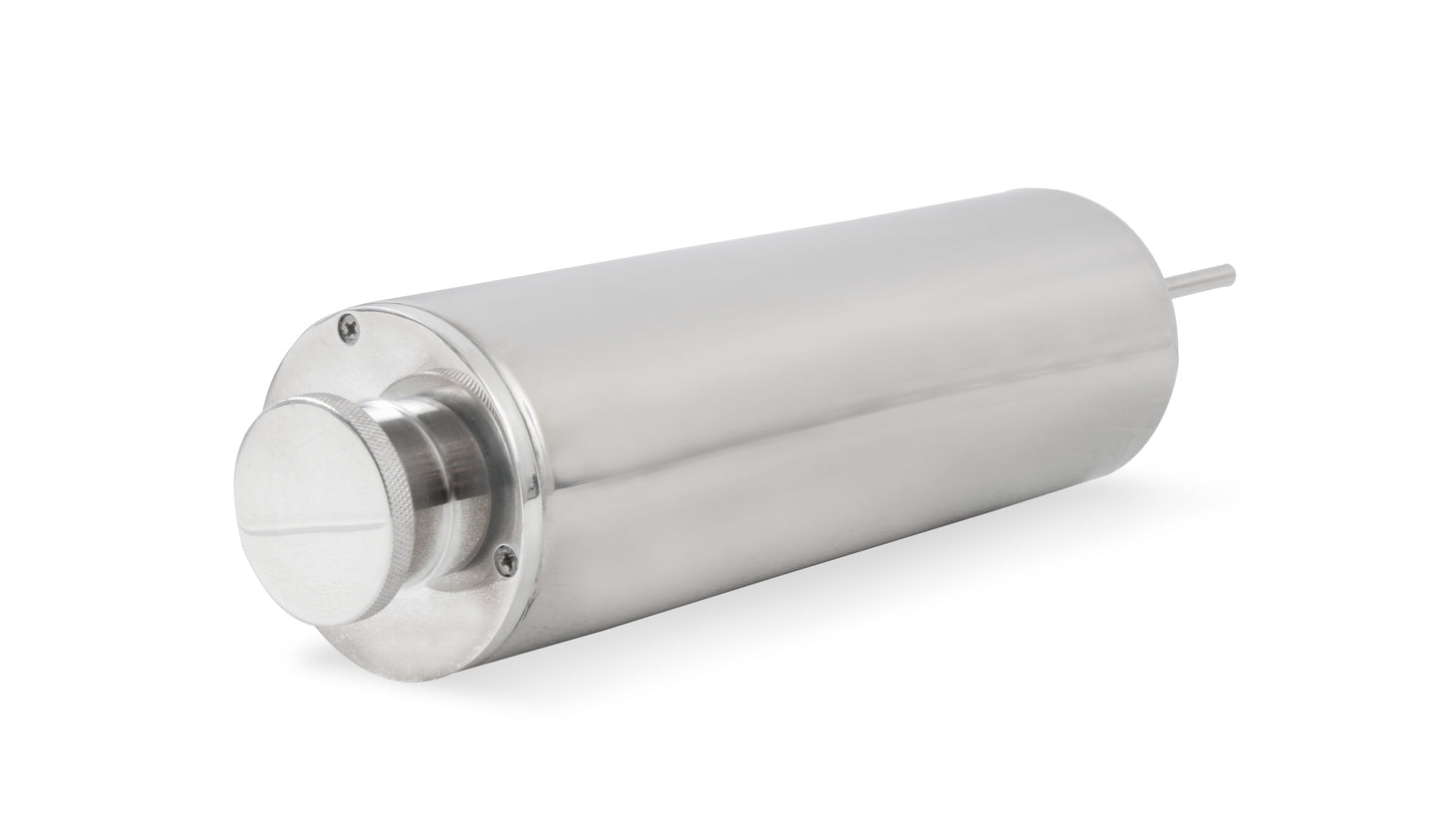 Mr. Gasket Overflow Tank - 3 Inch Diameter 10" Height Polished Stainless Steel by Mr Gasket