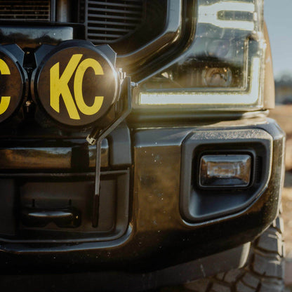 Gravity LED Pro6 - 7-Light Bar Kit - Front Bumper - GEN4-5 17-24 Ford Super Duty by KC HiLiTES
