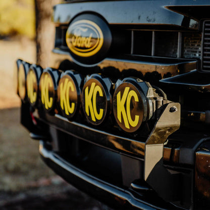 Gravity LED Pro6 - 7-Light Bar Kit - Front Bumper - GEN4-5 17-24 Ford Super Duty by KC HiLiTES