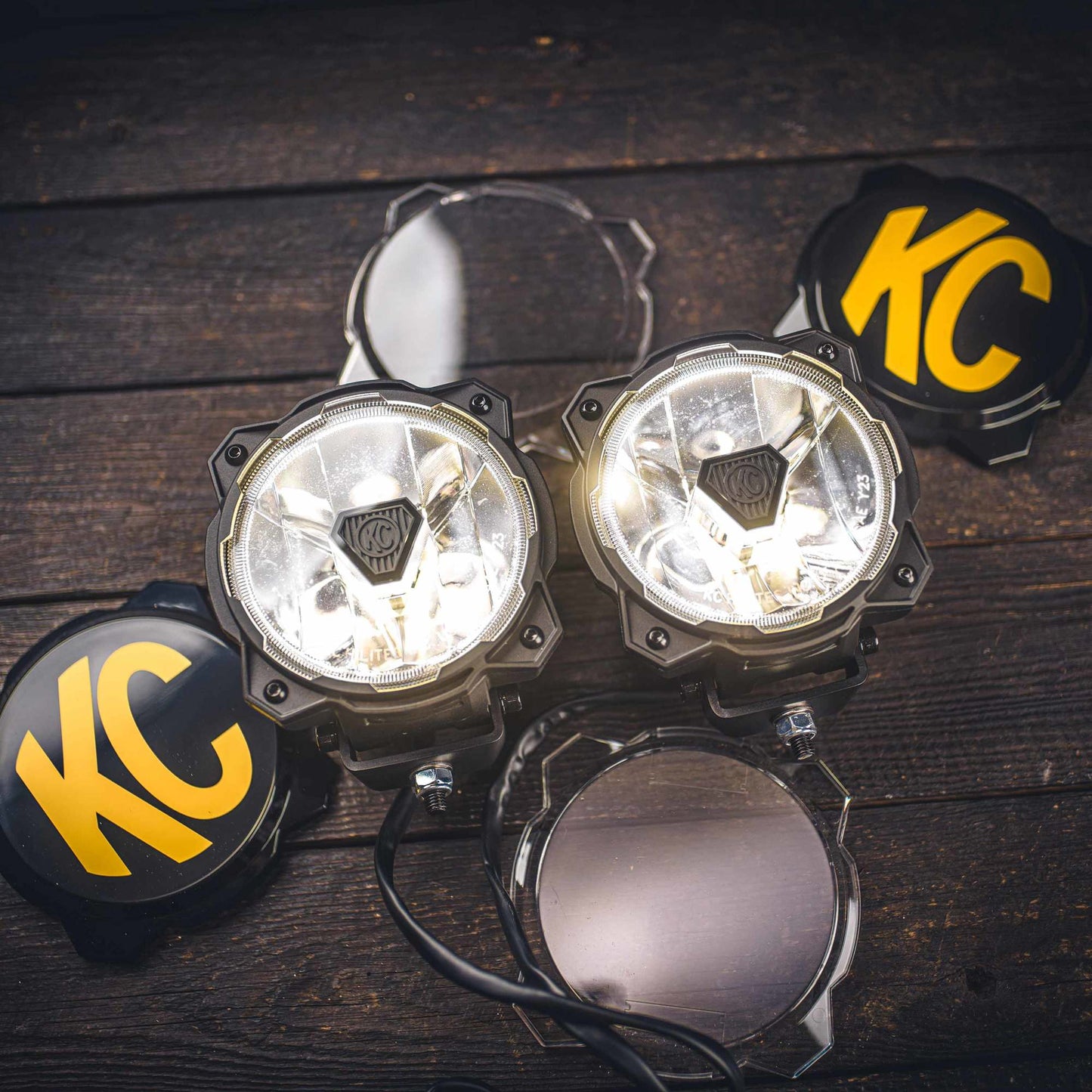 Gravity(r) Titan(tm) 6" LED - Pair Pack - Spot Beam by KC HiLiTES
