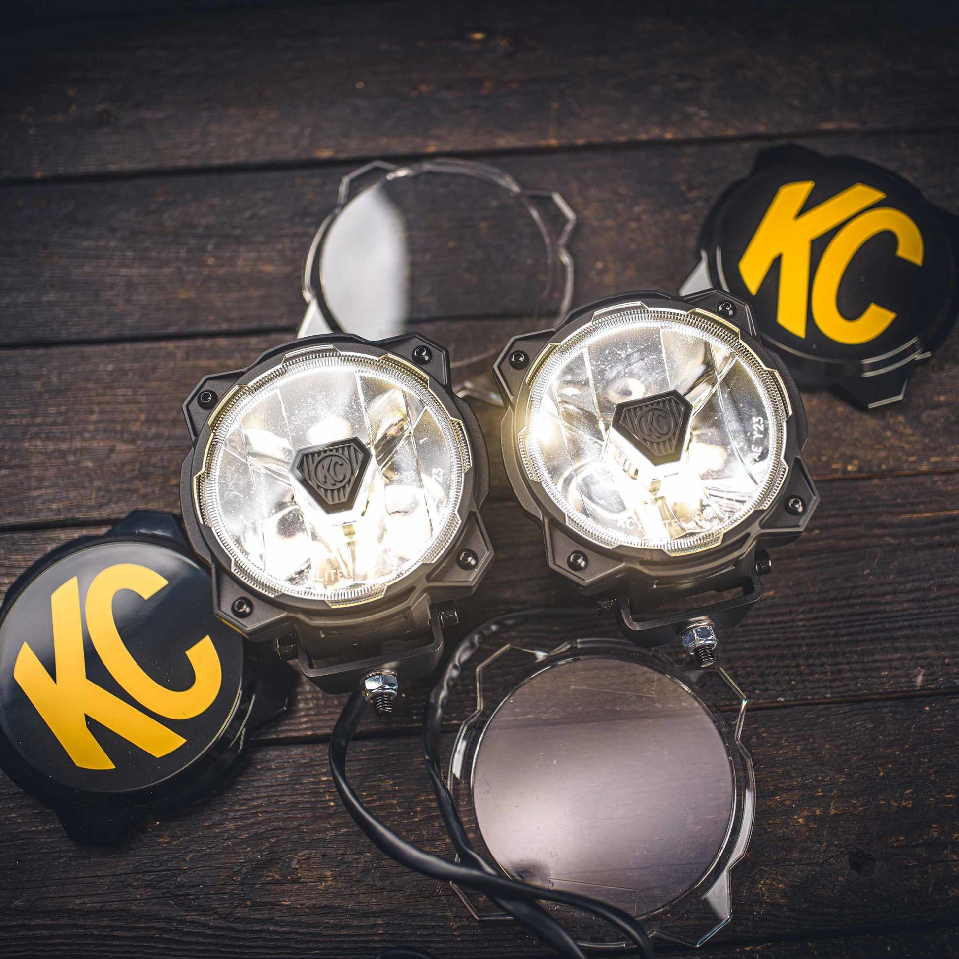 Gravity(r) Titan(tm) 6" LED - Pair Pack - Wide-40 Beam by KC HiLiTES