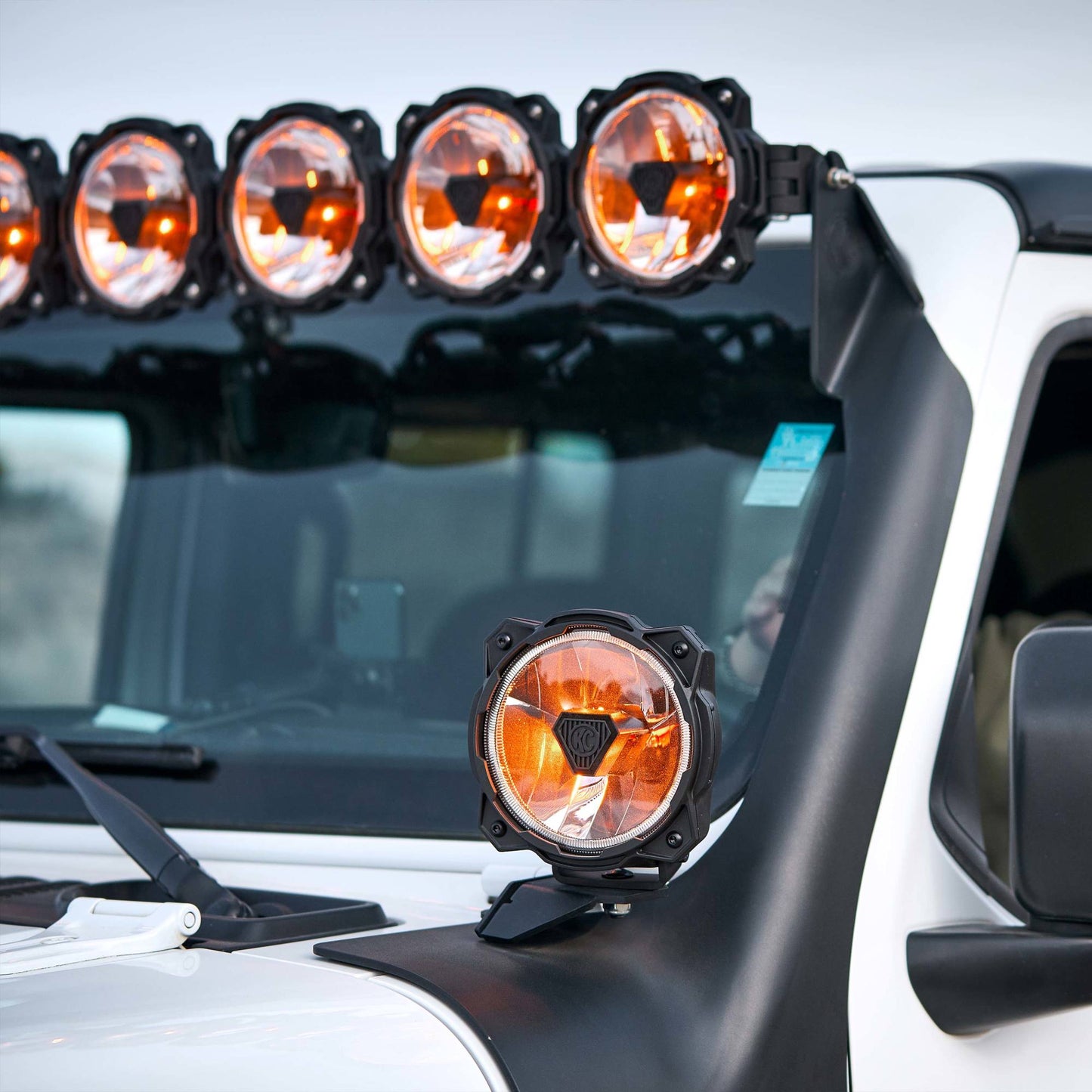 Gravity(r) Titan(tm) 6" LED - Pair Pack - SAE Driving Beam by KC HiLiTES