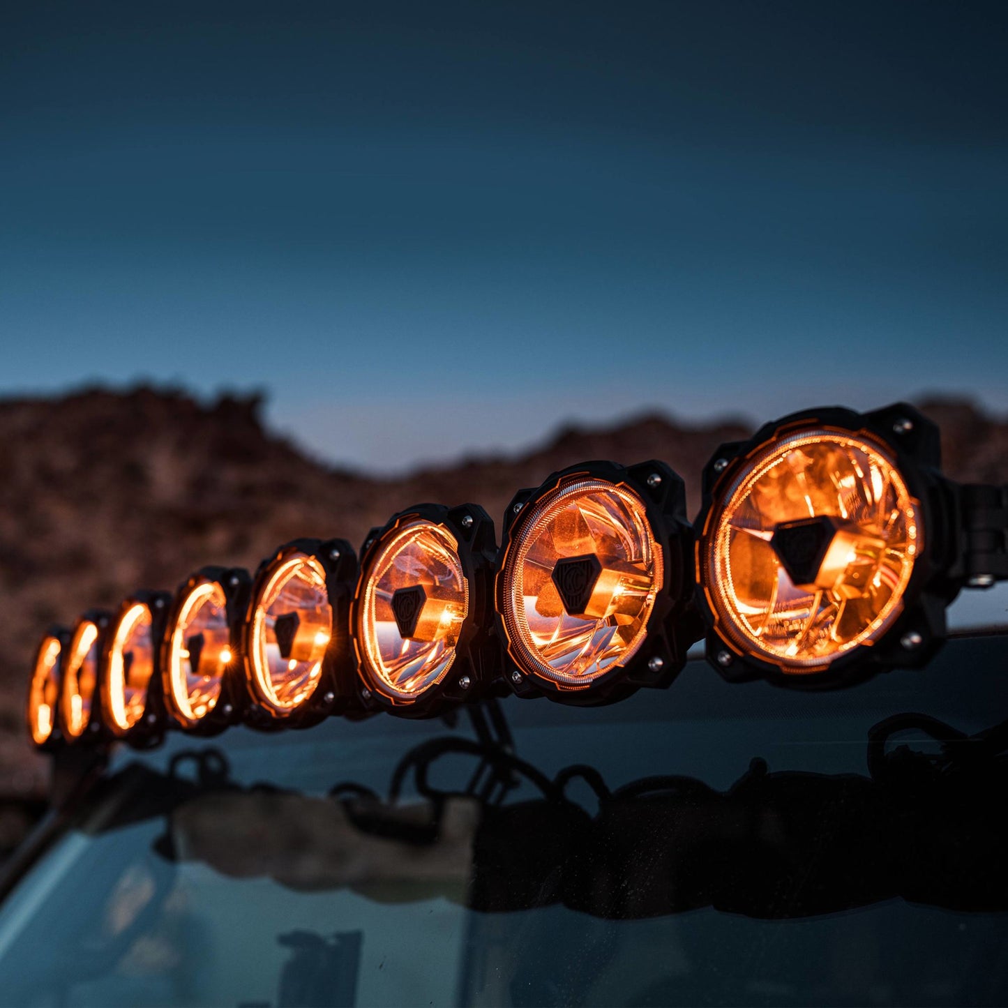 50" Gravity(r) Titan(tm) LED Light Bar - 8-Light by KC HiLiTES