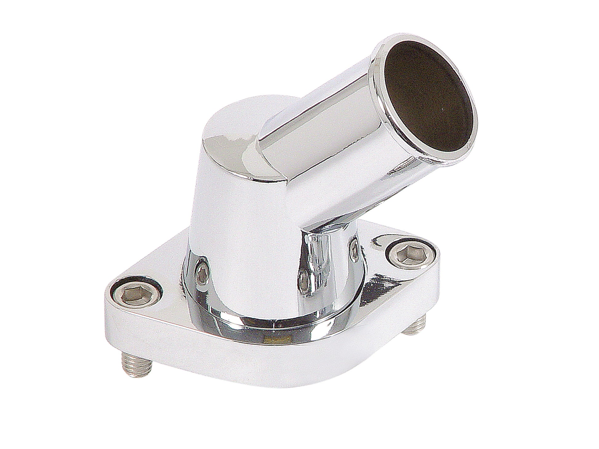 Mr. Gasket O-ring Style Chrome Water Neck - 45 degree by Mr Gasket