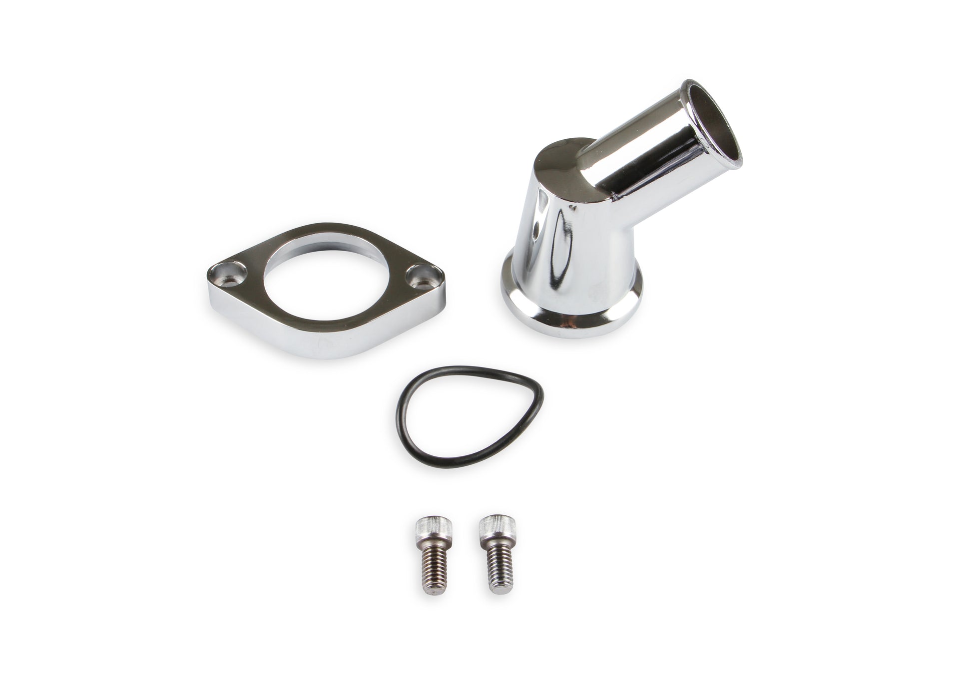Mr. Gasket O-ring Style Chrome Water Neck - 45 degree by Mr Gasket