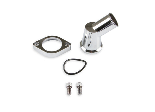Mr. Gasket O-ring Style Chrome Water Neck - 45 degree by Mr Gasket