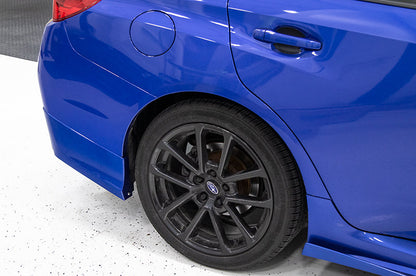 OLM Paint Matched JDM Style Rear Splash Guards (Galaxy Blue Pearl) - 2015-2021 WRX / STI by OLM