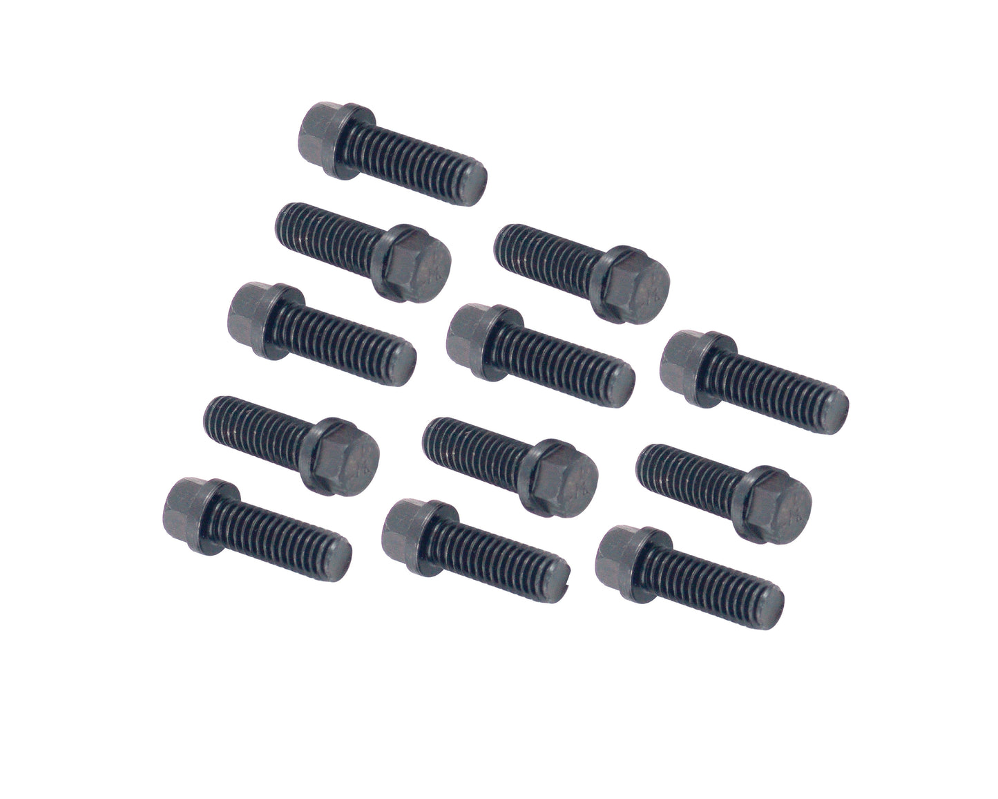 Mr. Gasket Header Bolts -3/8-16 x 1 Inch Hex Head - Black Oxide by Mr Gasket