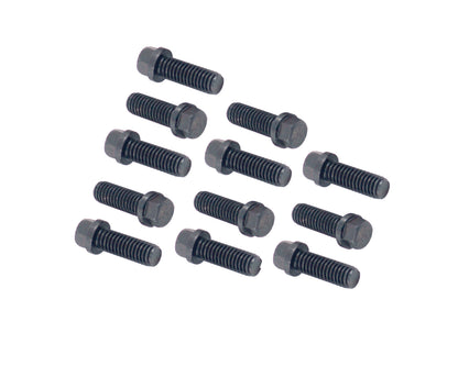 Mr. Gasket Header Bolts -3/8-16 x 1 Inch Hex Head - Black Oxide by Mr Gasket