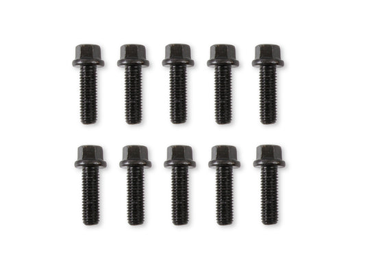 Mr. Gasket Header Bolts - M8-1.25 25mm Hex Head - Black Oxide by Mr Gasket
