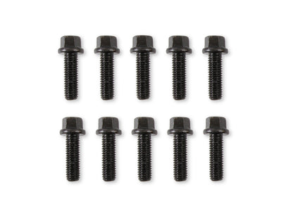 Mr. Gasket Header Bolts - M8-1.25 25mm Hex Head - Black Oxide by Mr Gasket