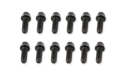 Mr. Gasket Header Bolts - M8-1.25 25mm Hex Head - Black Oxide by Mr Gasket