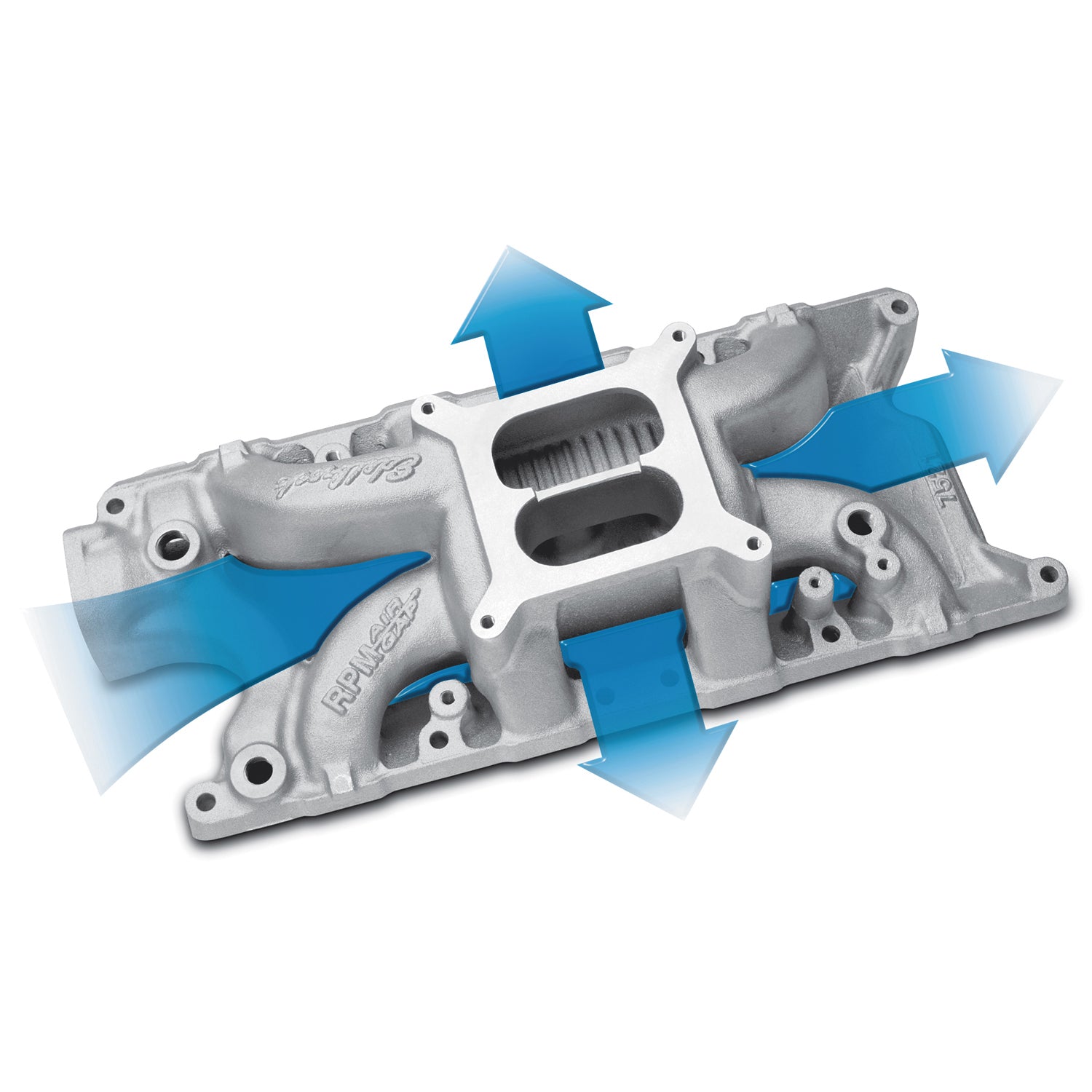 RPM Air-Gap #7521 Intake Manifold for Small-Block Ford 302-331-347 V8 by Edelbrock
