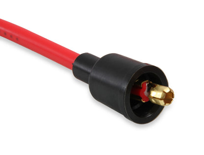 Spark Plug Wire Set- 8mm- Super Stock Universal-Graphite Core- 90 Deg Boots- Red by ACCEL