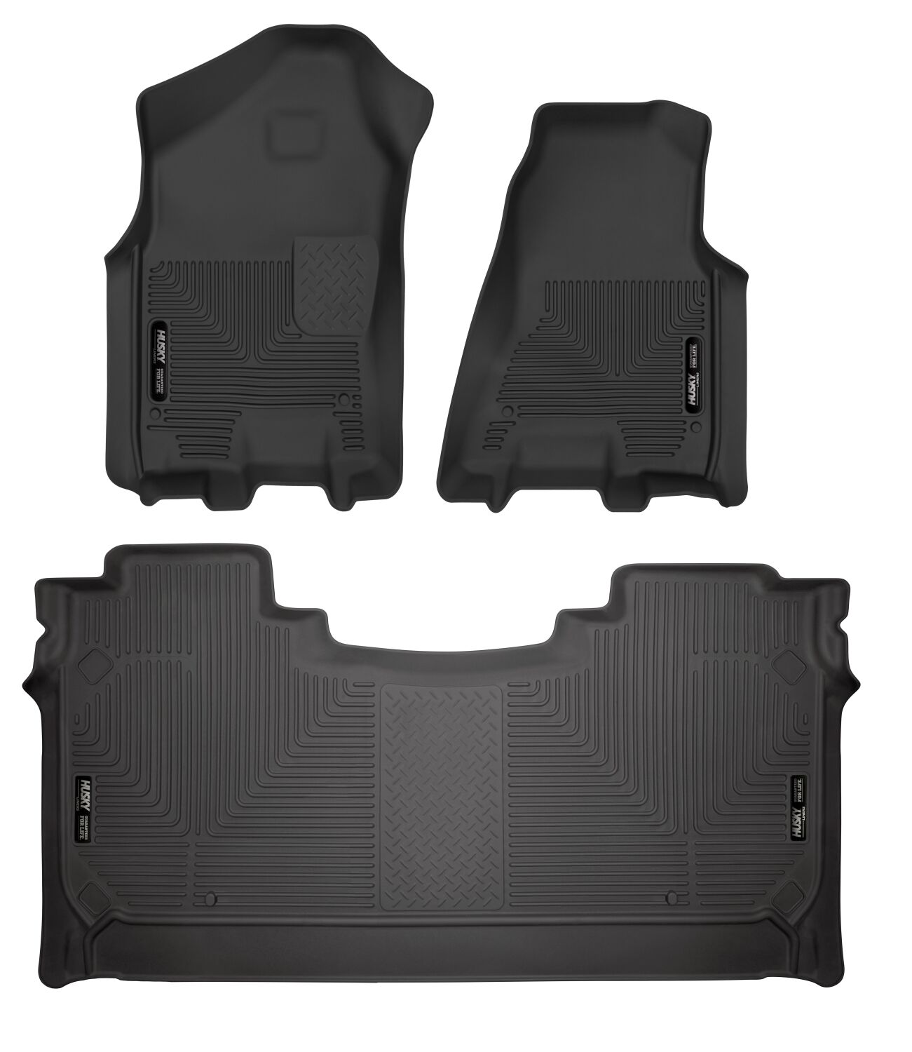 Weatherbeater - Front & 2nd Seat Floor Liners by Husky Liners