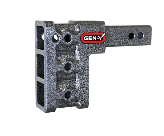 MEGA-DUTY 2" Shank 5" Drop 1.5K TW 10K Hitch Only by GEN-Y Hitch