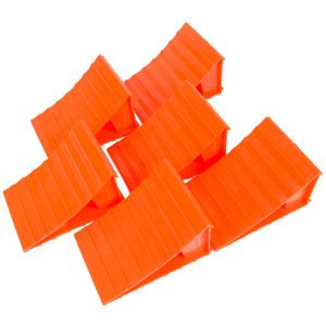 Bright Orange Plastic Pack of 6 by Husky Towing