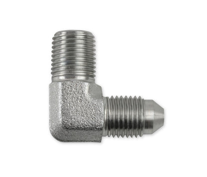 Earl's 90 Degree Elbow Male AN -3 to 1/8" NPT by Earl's Performance