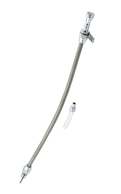 Mr. Gasket Automatic Transmission Dipstick & Tube - Braided Stainless Steel by Mr Gasket