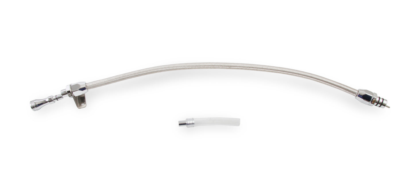 Mr. Gasket Automatic Transmission Dipstick & Tube - Braided Stainless Steel by Mr Gasket